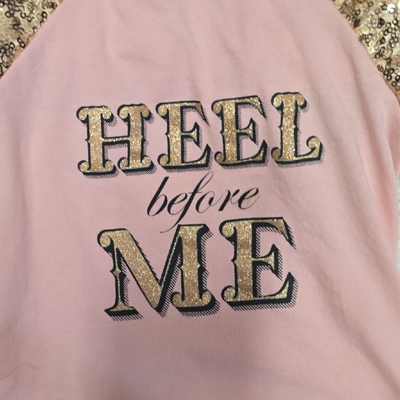 Chic Pink and Gold Dog Tee - Picture 7 of 9